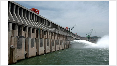 三峽永久閘門噴鋅